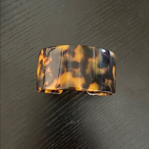 Faux Tortoise  Cuff Bracelet